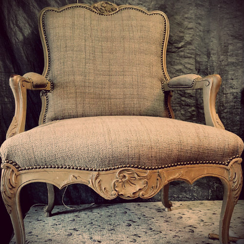 Réalisation fauteuil Louis XV
